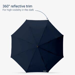 Weatherman Travel Size Umbrella University of Maryland Logo New